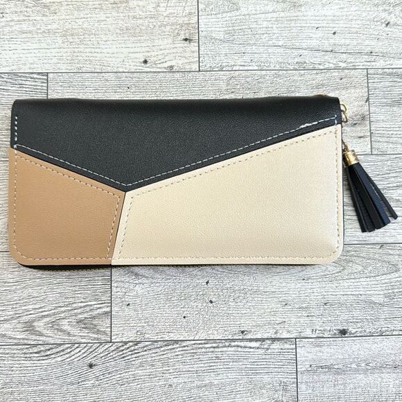 Colorblock Fashion Wallet NIP - Picture 1 of 9